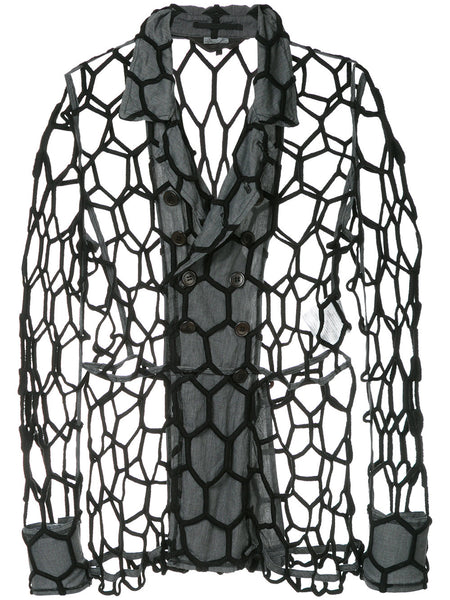 COMME DES GARÇONS Homme Plus netted jacket