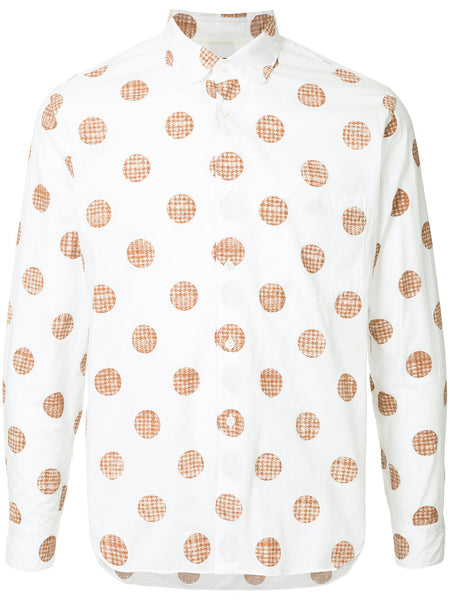COMME DES GARÇONS spotted print shirt