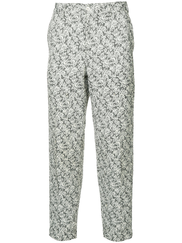 COMME DES GARÇONS Homme Plus floral tapestry trousers