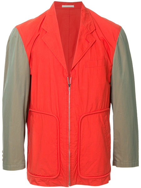 COMME DES GARÇONS Homme contrast sleeve jacket