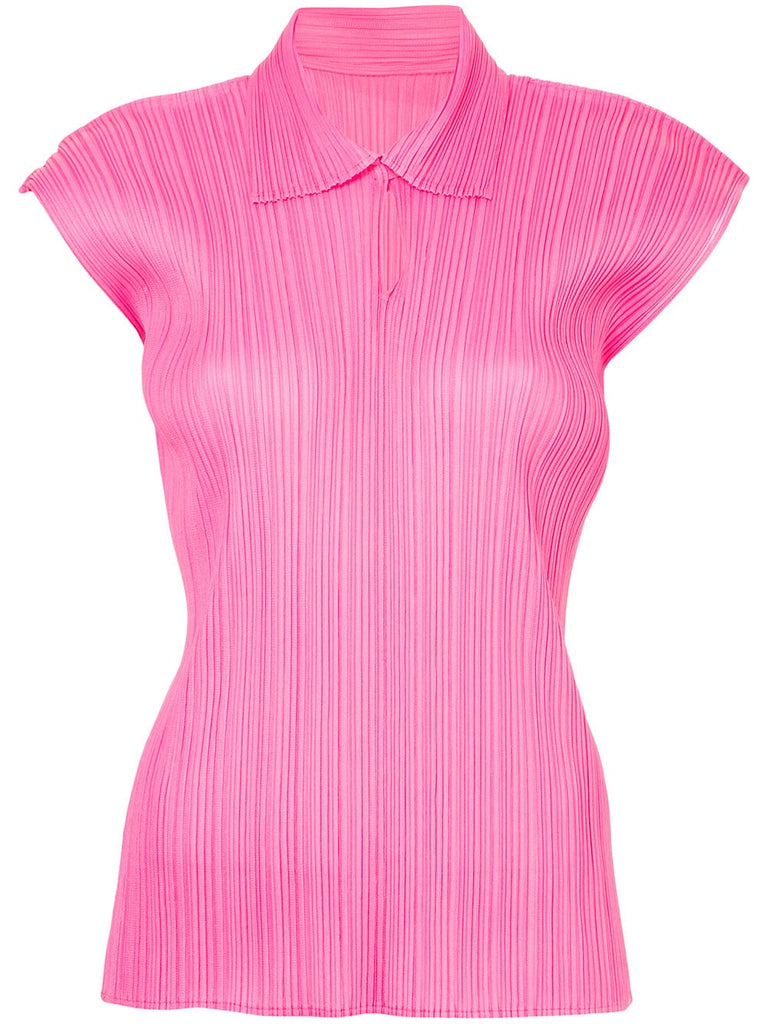 ISSEY MIYAKE pleated sleeveless top