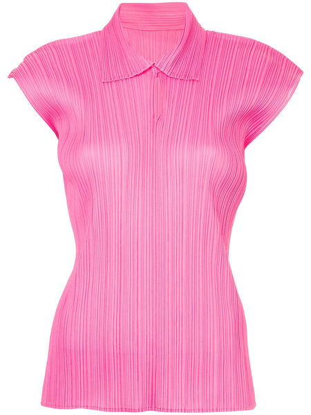 ISSEY MIYAKE pleated sleeveless top