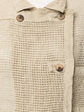 ISSEY MIYAKE long sleeved mesh jacket