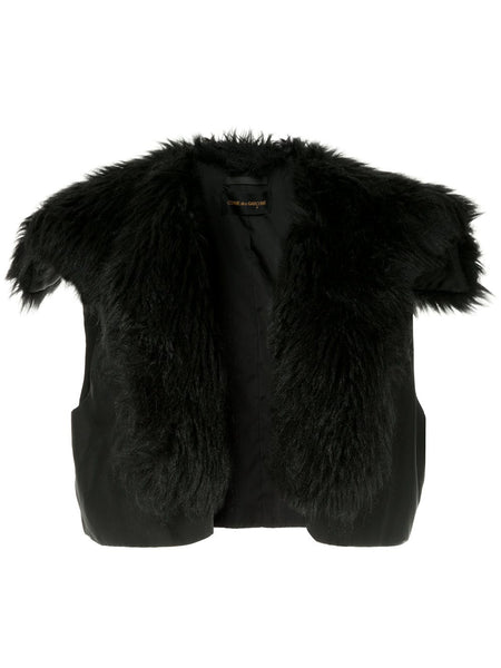 COMME DES GARÇONS faux-fur vest