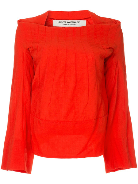 JUNYA WATANABE COMME DES GARÇONS long-sleeve wide neck sweater
