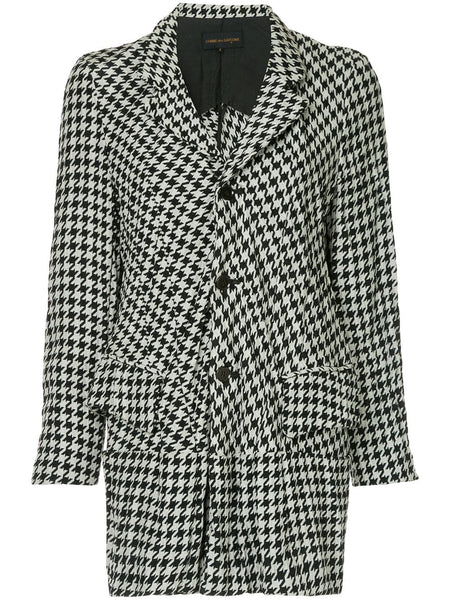 COMME DES GARÇONS houndstooth patterned coat