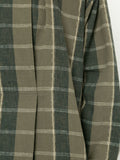 ISSEY MIYAKE concealed fastening flannel jacket