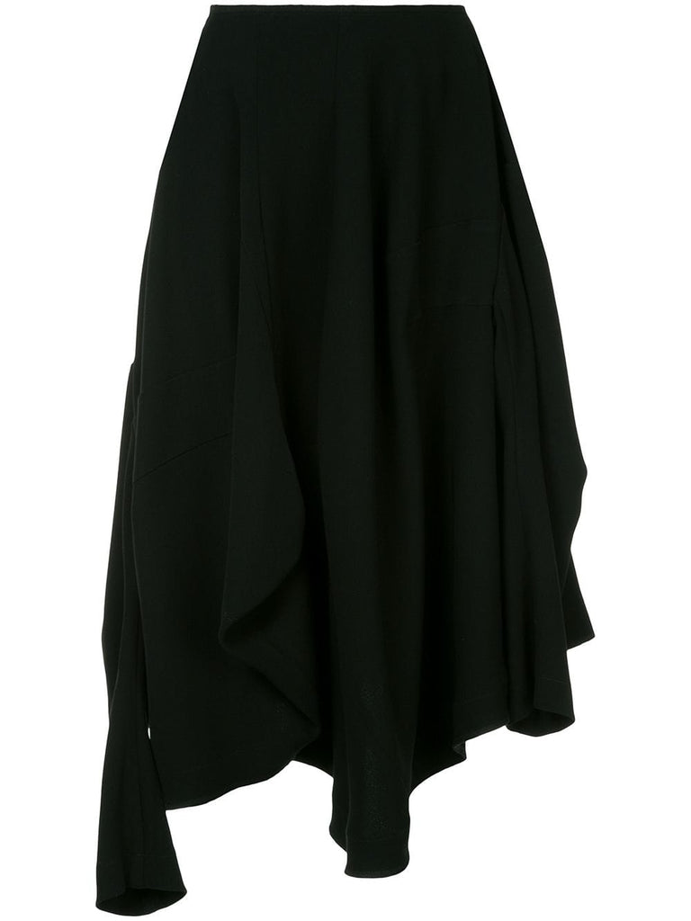 COMME DES GARÇONS asymmetric flared skirt