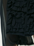 COMME DES GARÇONS layered frilled jacket and dress ensemble