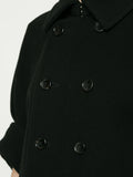 COMME DES GARÇONS short-sleeve double breasted coat