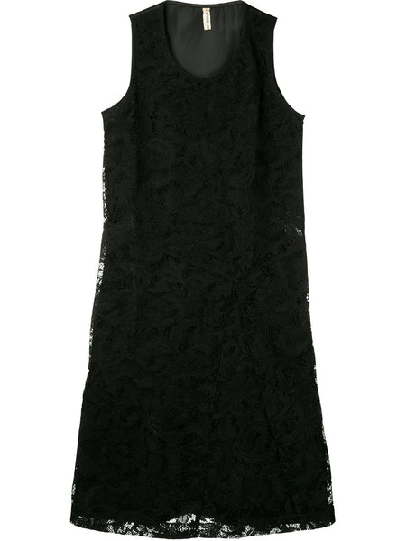 COMME DES GARÇONS lace flared midi dress