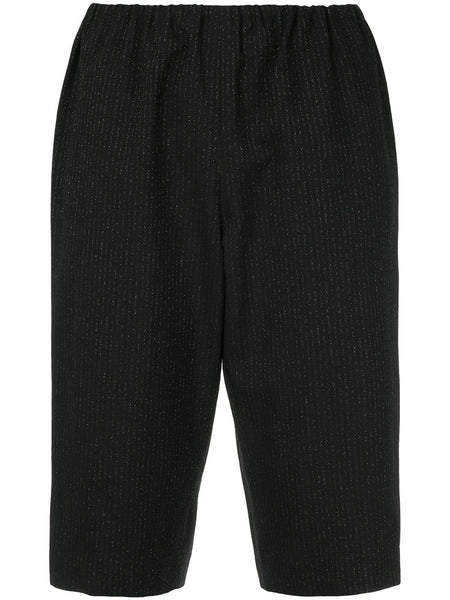 COMME DES GARÇONS pin-stripe fitted shorts