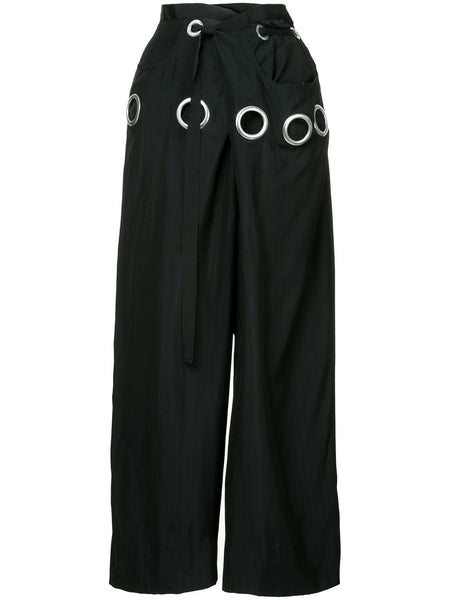 YOHJI YAMAMOTO eyelet-embellished trousers