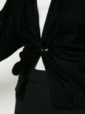 COMME DES GARÇONS long-sleeve fitted blazer