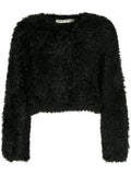 COMME DES GARÇONS cropped long-sleeve sweater