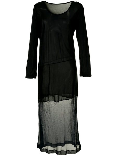 COMME DES GARÇONS long-sleeve midi dress