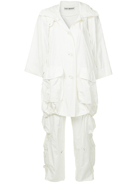 ISSEY MIYAKE zip detail two-piece set