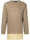 COMME DES GARÇONS Homme Plus bleached sweater