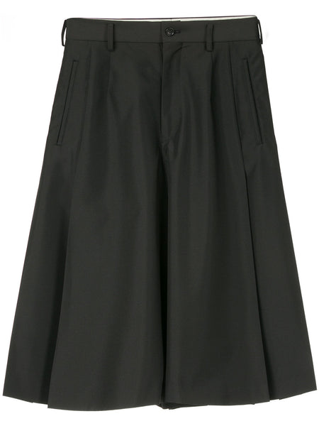 COMME DES GARÇONS pleated wide skirt shorts
