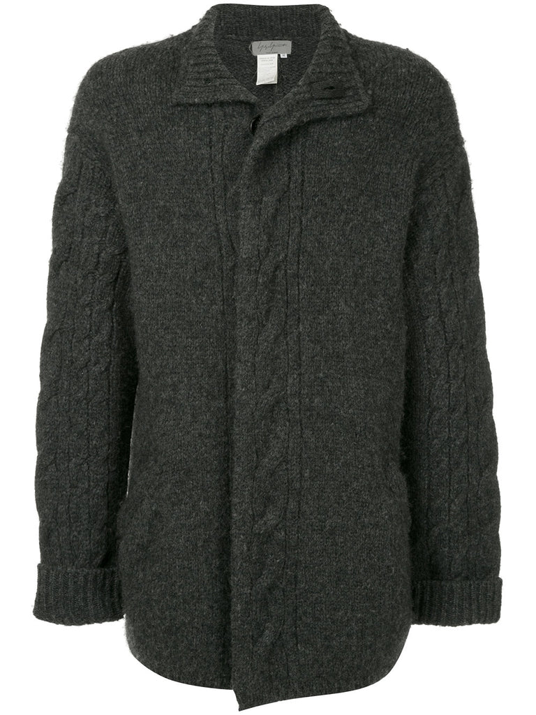 YOHJI YAMAMOTO Pour Homme knitted button up coat