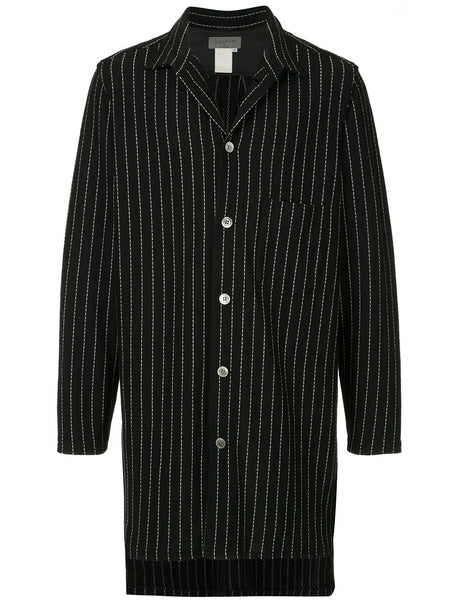 YOHJI YAMAMOTO long pinstripe shirt