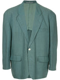COMME DES GARÇONS Homme Plus teal oversized jacket