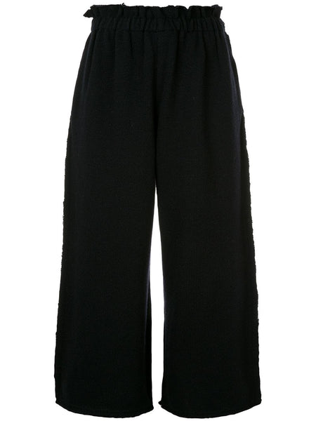 COMME DES GARÇONS wide leg knitted trousers