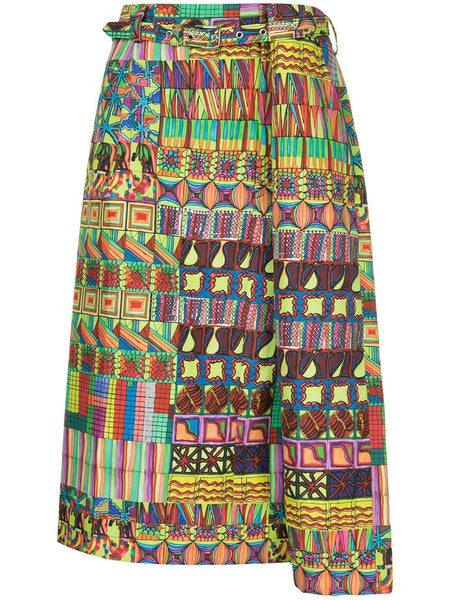 COMME DES GARÇONS Kaleidoscope Dan Michiels print skirt