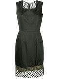 COMME DES GARÇONS mix print pinafore dress