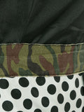 COMME DES GARÇONS mix print pinafore dress
