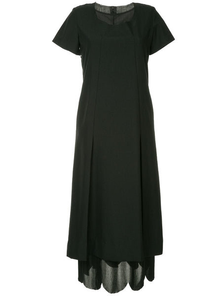 COMME DES GARÇONS raw edges midi dress