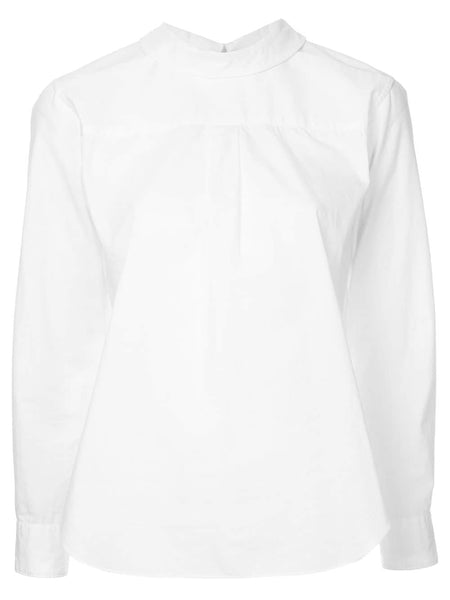 COMME DES GARÇONS back to front peter pan collar shirt
