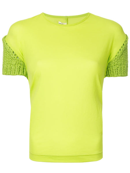 COMME DES GARÇONS knitted sleeve T-shirt