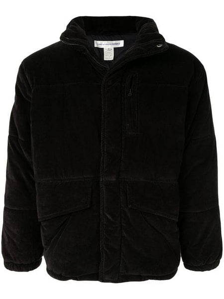 COMME DES GARÇONS plush effect padded jacket