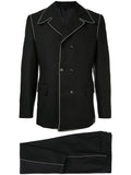 COMME DES GARÇONS stitching detail two-piece suit