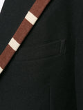 YOHJI YAMAMOTO striped lapel blazer
