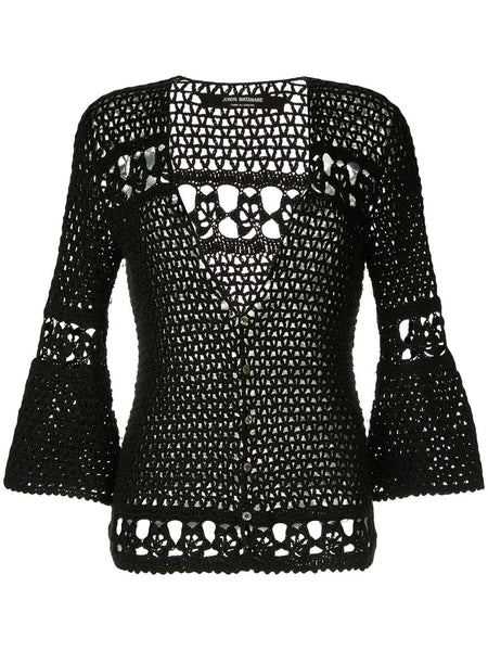 JUNYA WATANABE COMME DES GARÇONS loose crochet cardigan