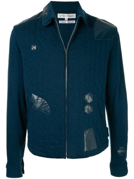 COMME DES GARÇONS SHIRT appliqués padded jacket