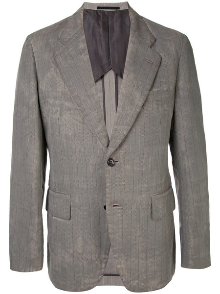 COMME DES GARÇONS resin coated blazer