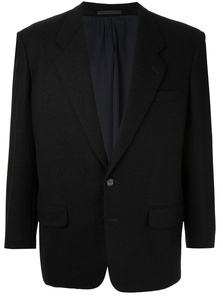 COMME DES GARÇONS structured notched blazer