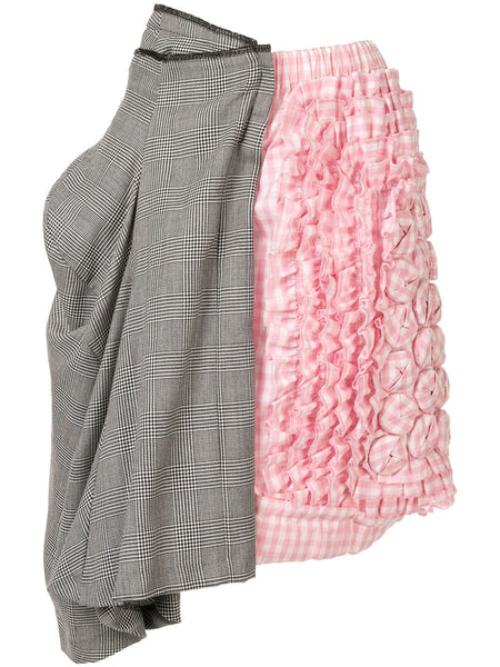COMME DES GARÇONS asymmetric panelled mini skirt