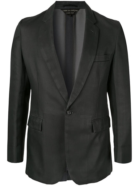 COMME DES GARÇONS coated sharp jacket