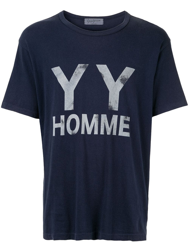 YOHJI YAMAMOTO YY Homme print T-shirt