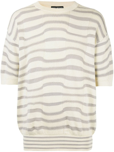 ISSEY MIYAKE optic knit top