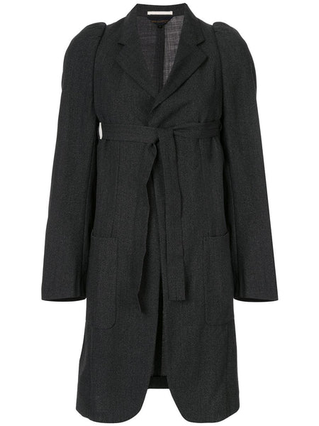 COMME DES GARÇONS tied dress-style coat