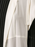 YOHJI YAMAMOTO shortsleeved sheer maxi jacket