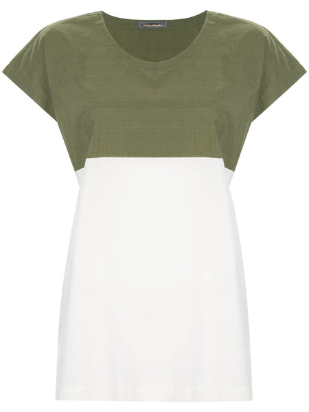 ISSEY MIYAKE colour block T-shirt