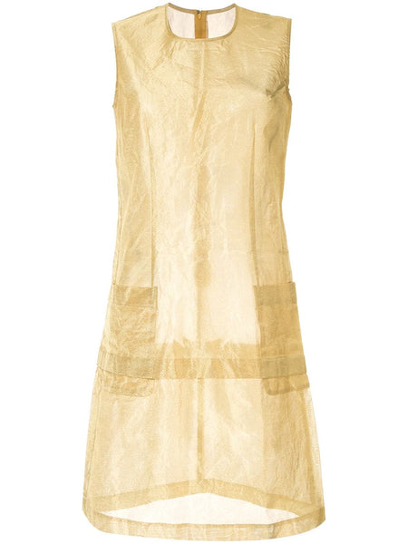 COMME DES GARÇONS layered slim-fit dress