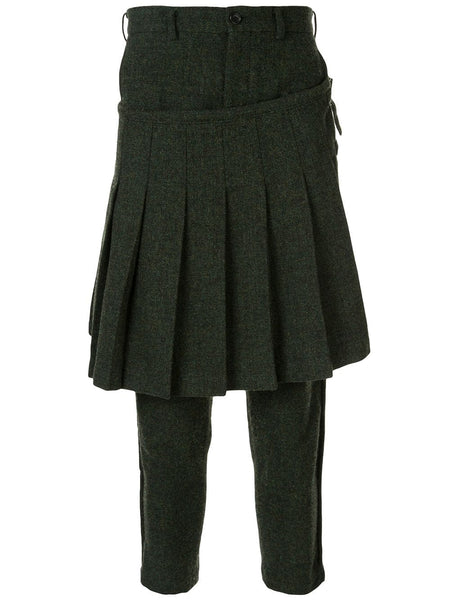 COMME DES GARÇONS front kilt trousers