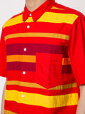 COMME DES GARÇONS striped button-front shirt